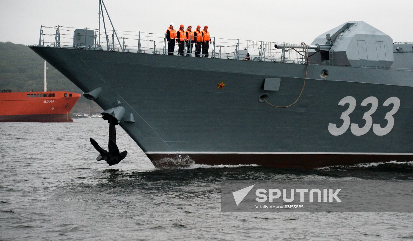 Sovershenny corvette joins Russia's Pacific Fleet