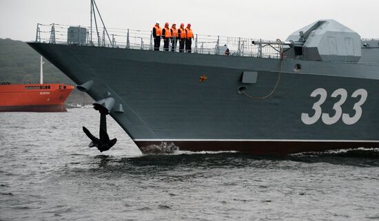 Sovershenny corvette joins Russia's Pacific Fleet