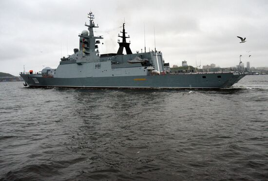 Sovershenny corvette joins Russia's Pacific Fleet