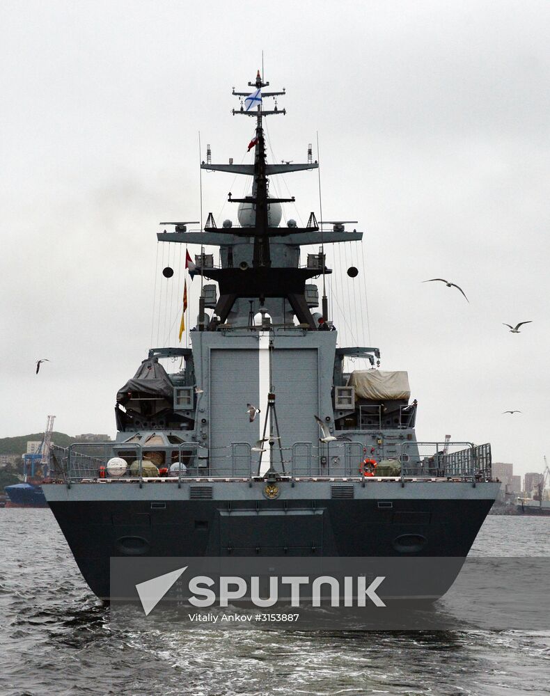 Sovershenny corvette joins Russia's Pacific Fleet