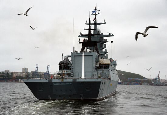 Sovershenny corvette joins Russia's Pacific Fleet
