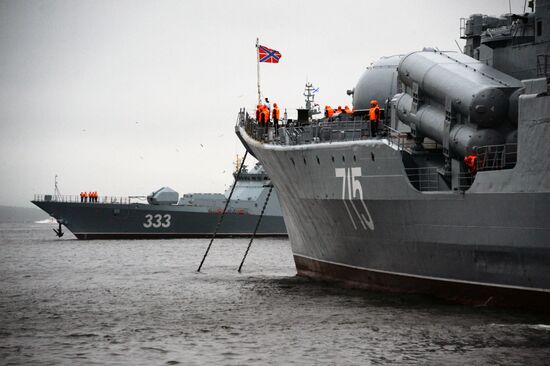 Sovershenny corvette joins Russia's Pacific Fleet
