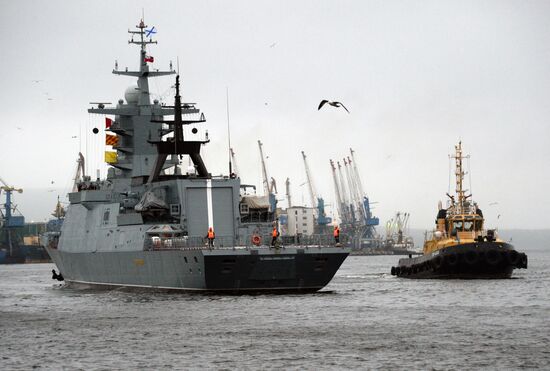 Sovershenny corvette joins Russia's Pacific Fleet