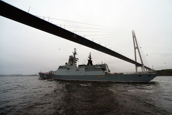 Sovershenny corvette joins Russia's Pacific Fleet