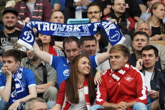 Football. Russian Premier League. Dynamo vs. Spartak