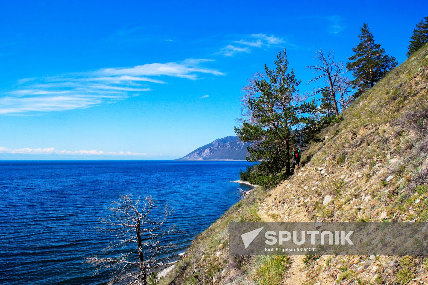 Circum-Baikal Railway, Great Baikal Trail, Bolshoye Goloustnoye to Listvyanka