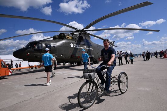 International Aviation and Space Salon MAKS-2017. Day two