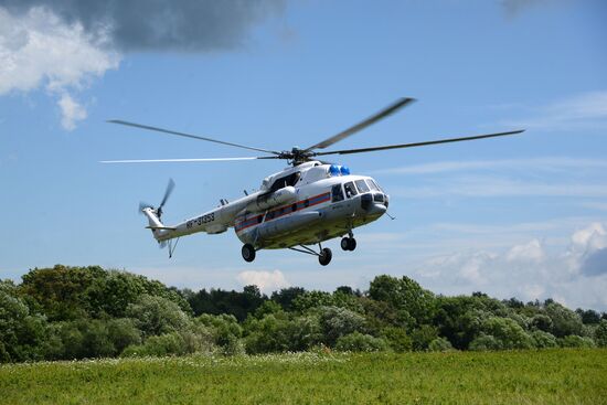 Emergencies Ministry's airborne unit's regional exercise