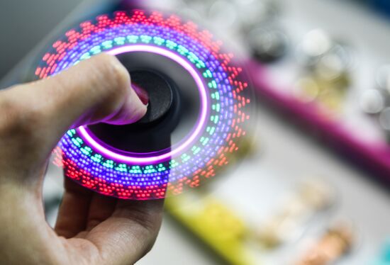 Fidget spinners sale in Moscow