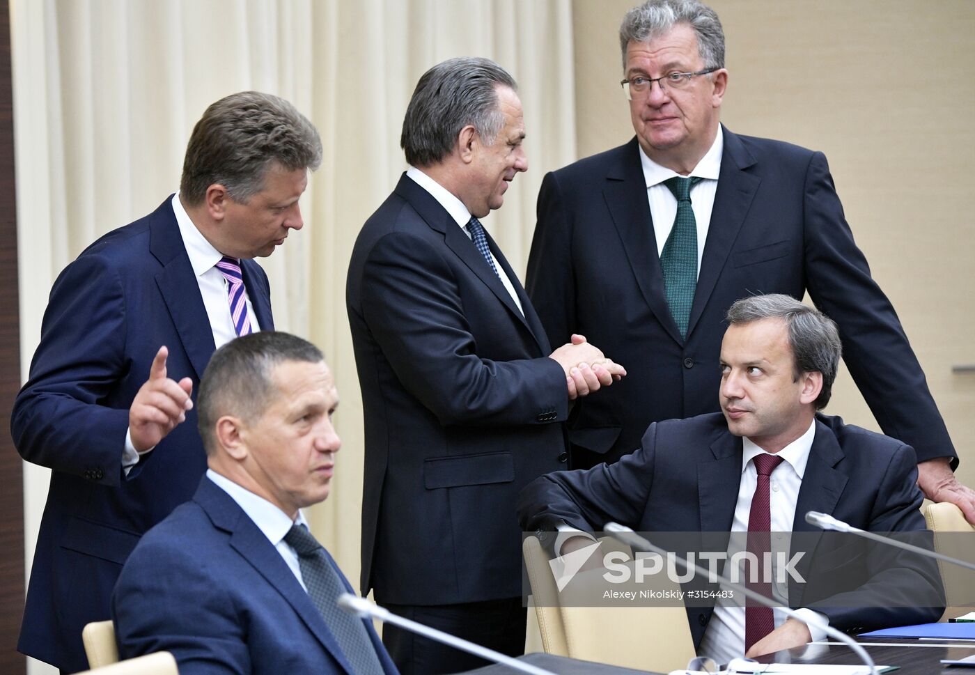 President Vladimir Putin holds meeting with Government members