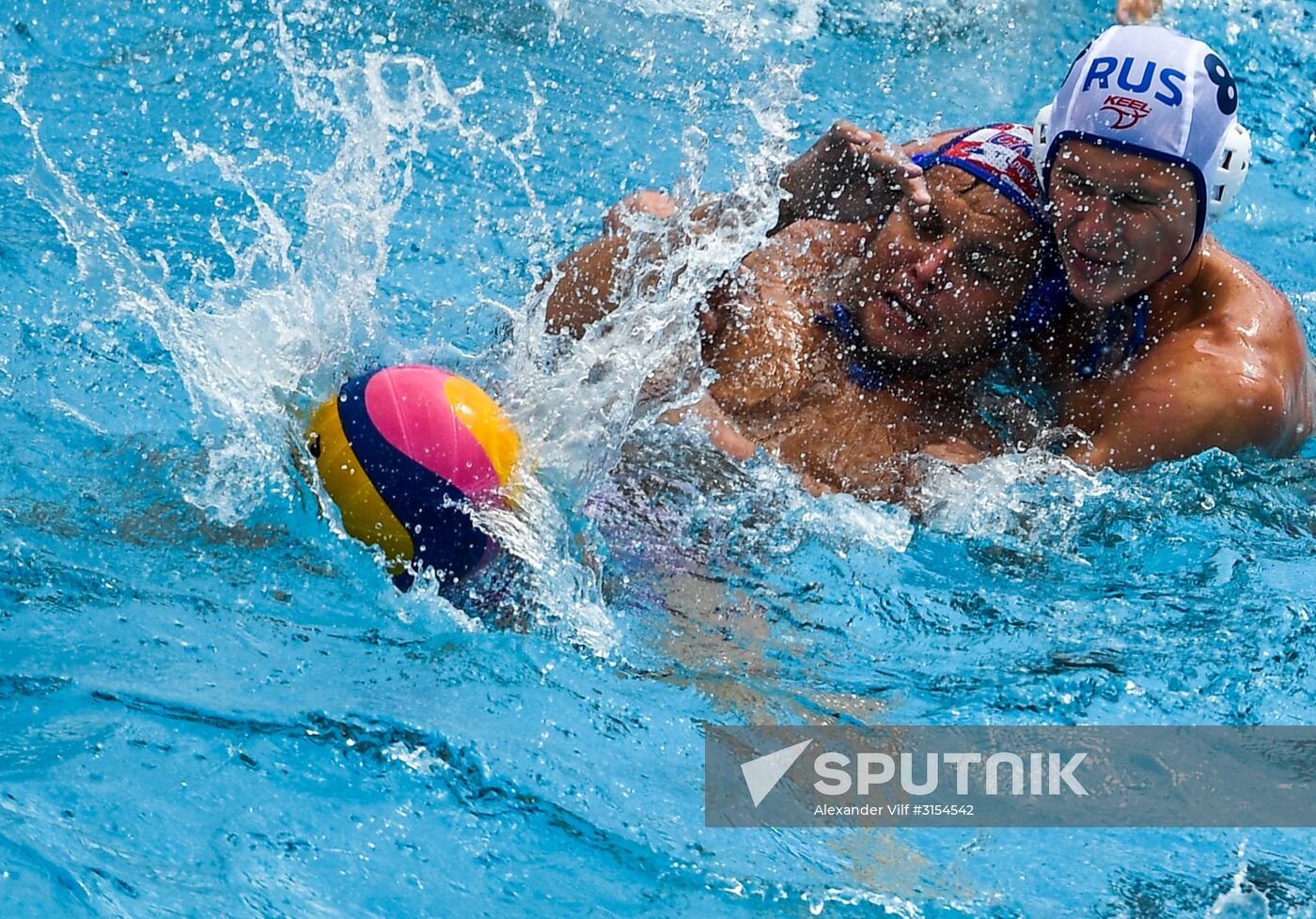 2017 FINA World Championships. Water Polo. Men. Croatia vs. Russia