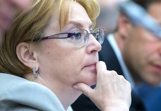 President Vladimir Putin holds meeting with Government members