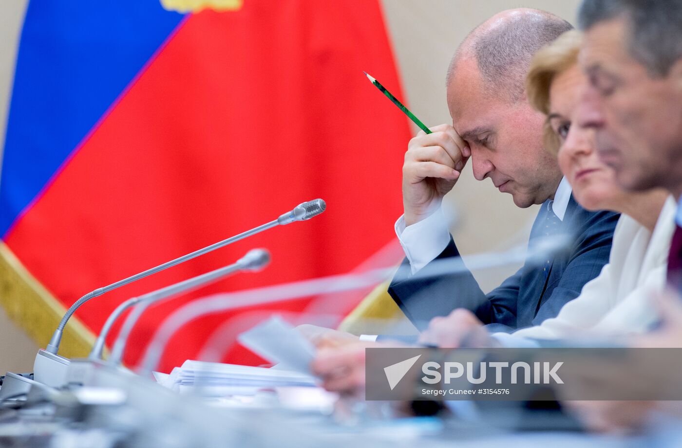 President Vladimir Putin holds meeting with Government members