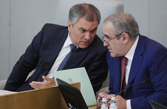Russian State Duma's additional plenary meeting