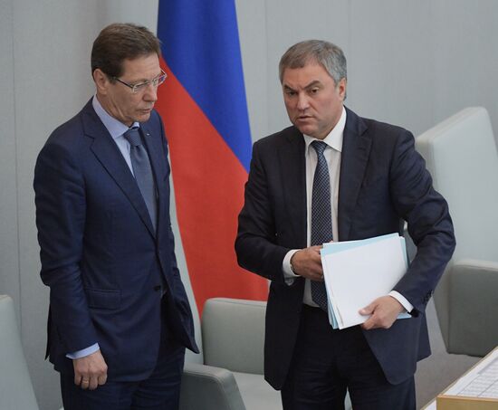 Russian State Duma's additional plenary meeting