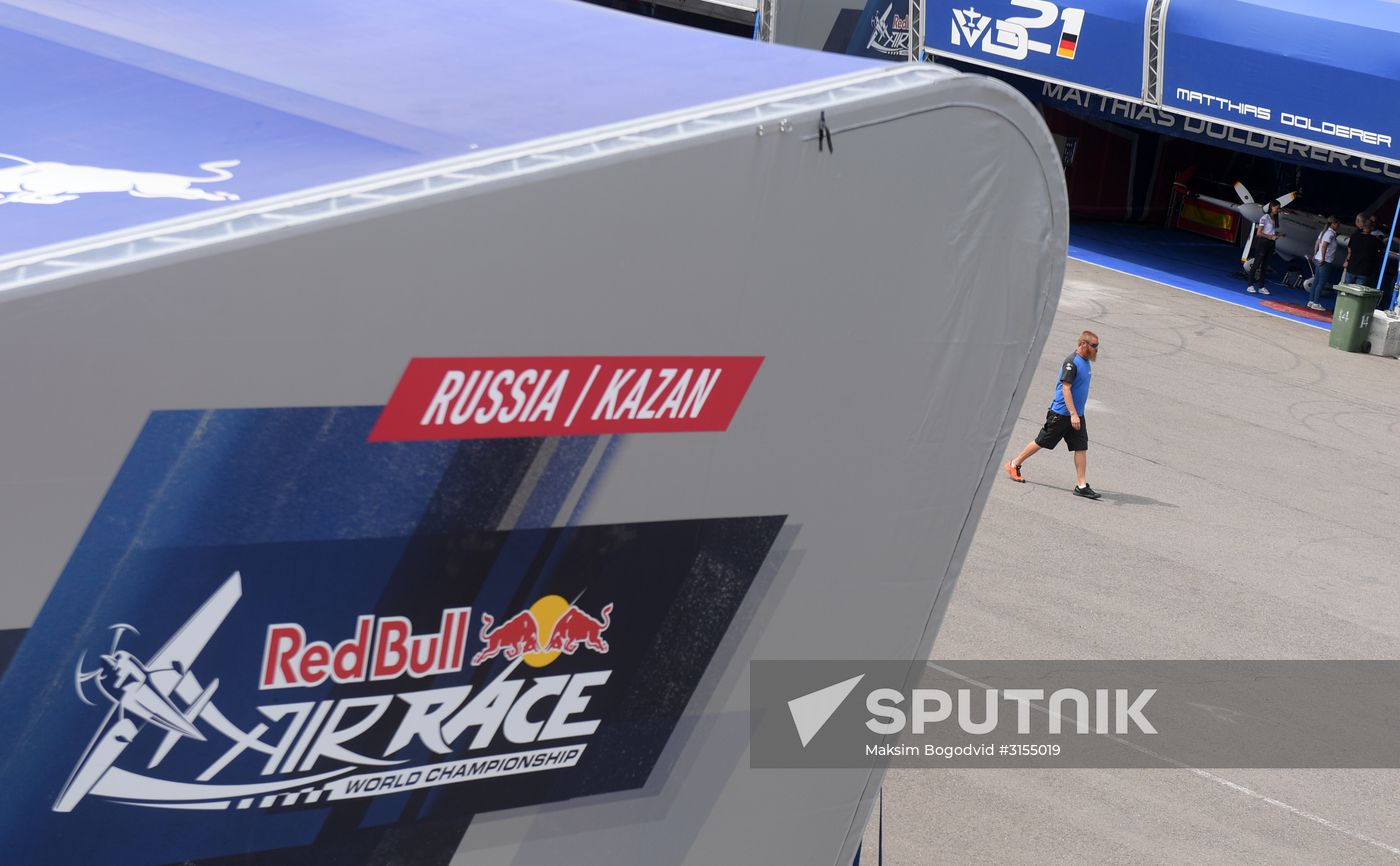 Preparations for Red Bull Air Race in Kazan