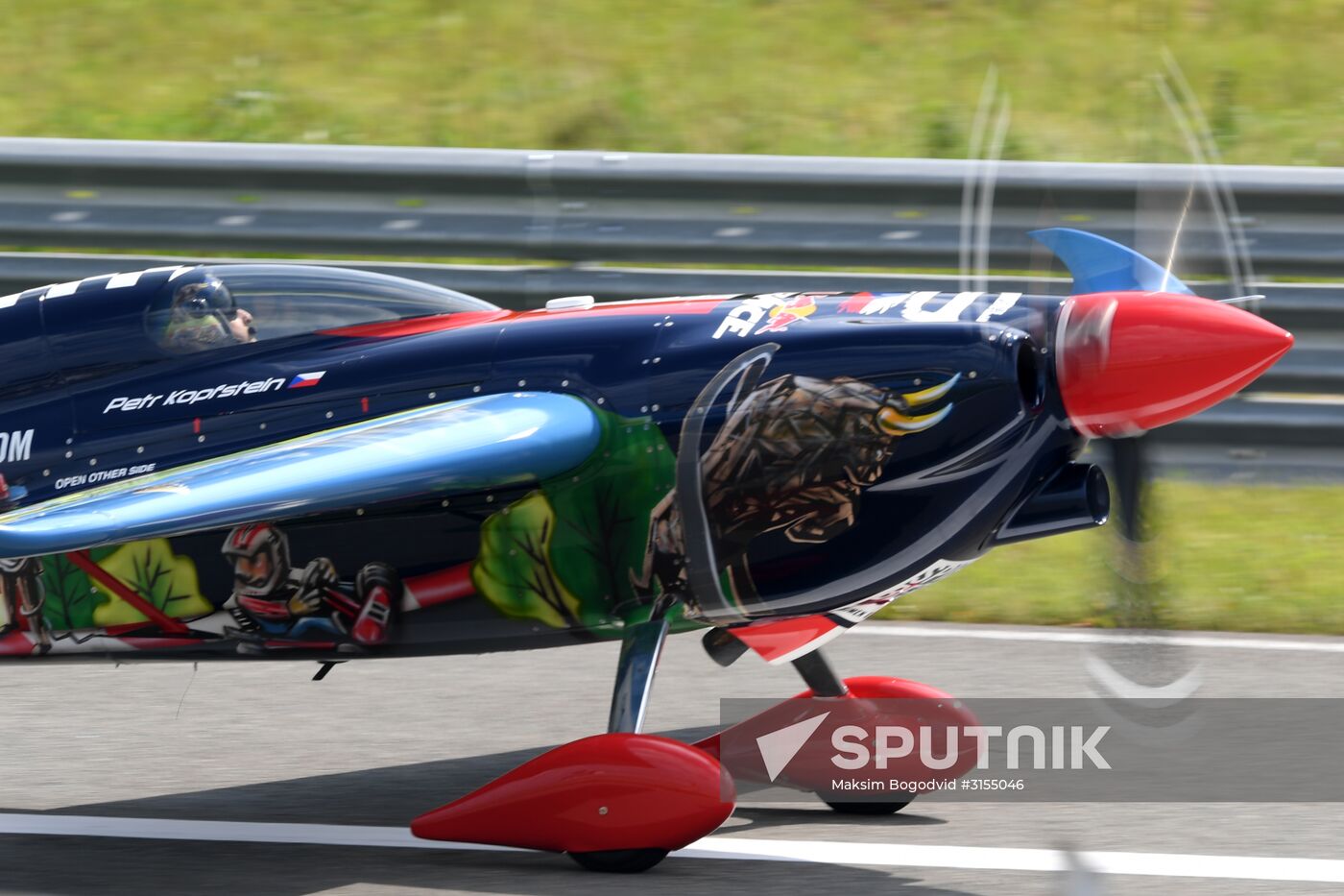 Preparations for Red Bull Air Race in Kazan