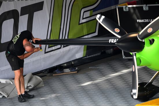 Preparations for Red Bull Air Race in Kazan