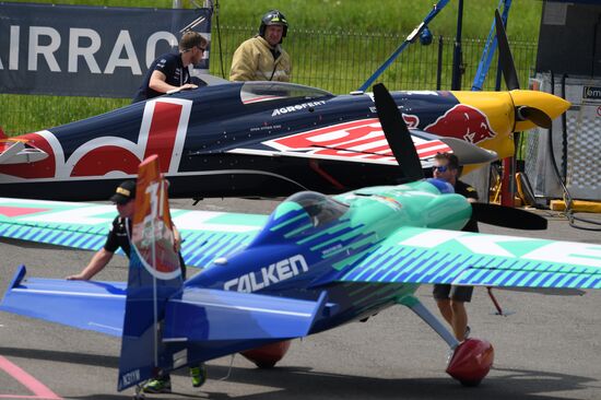 Preparations for Red Bull Air Race in Kazan