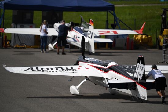 Preparations for Red Bull Air Race in Kazan