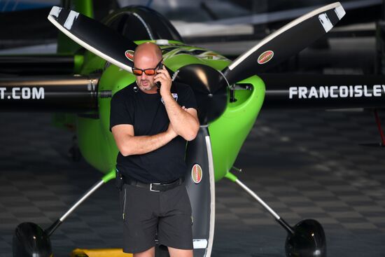 Preparations for Red Bull Air Race in Kazan