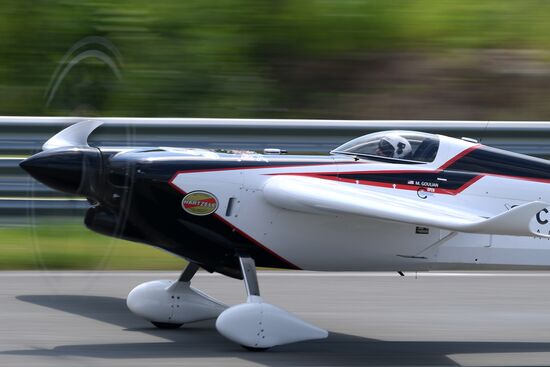 Preparations for Red Bull Air Race in Kazan