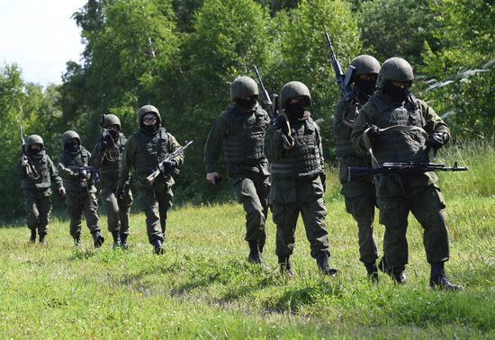National Guard special task force at free drop exercise