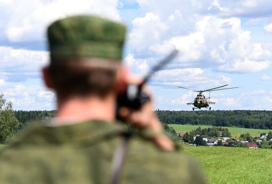 National Guard special task force at free drop exercise