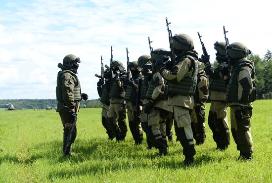 National Guard special task force at free drop exercise