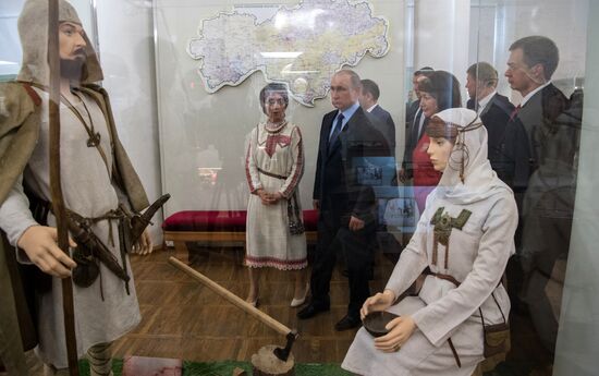 Russian President Vladimir Putin's working visit to Yoshkar-Ola