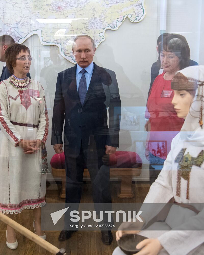 Russian President Vladimir Putin's working visit to Yoshkar-Ola