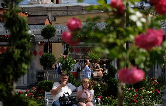 "Summer in Moscow. Flower jam" festival opens in Moscow.