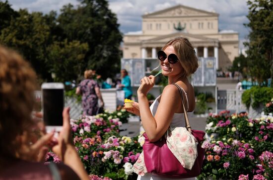 "Summer in Moscow. Flower jam" festival opens in Moscow.