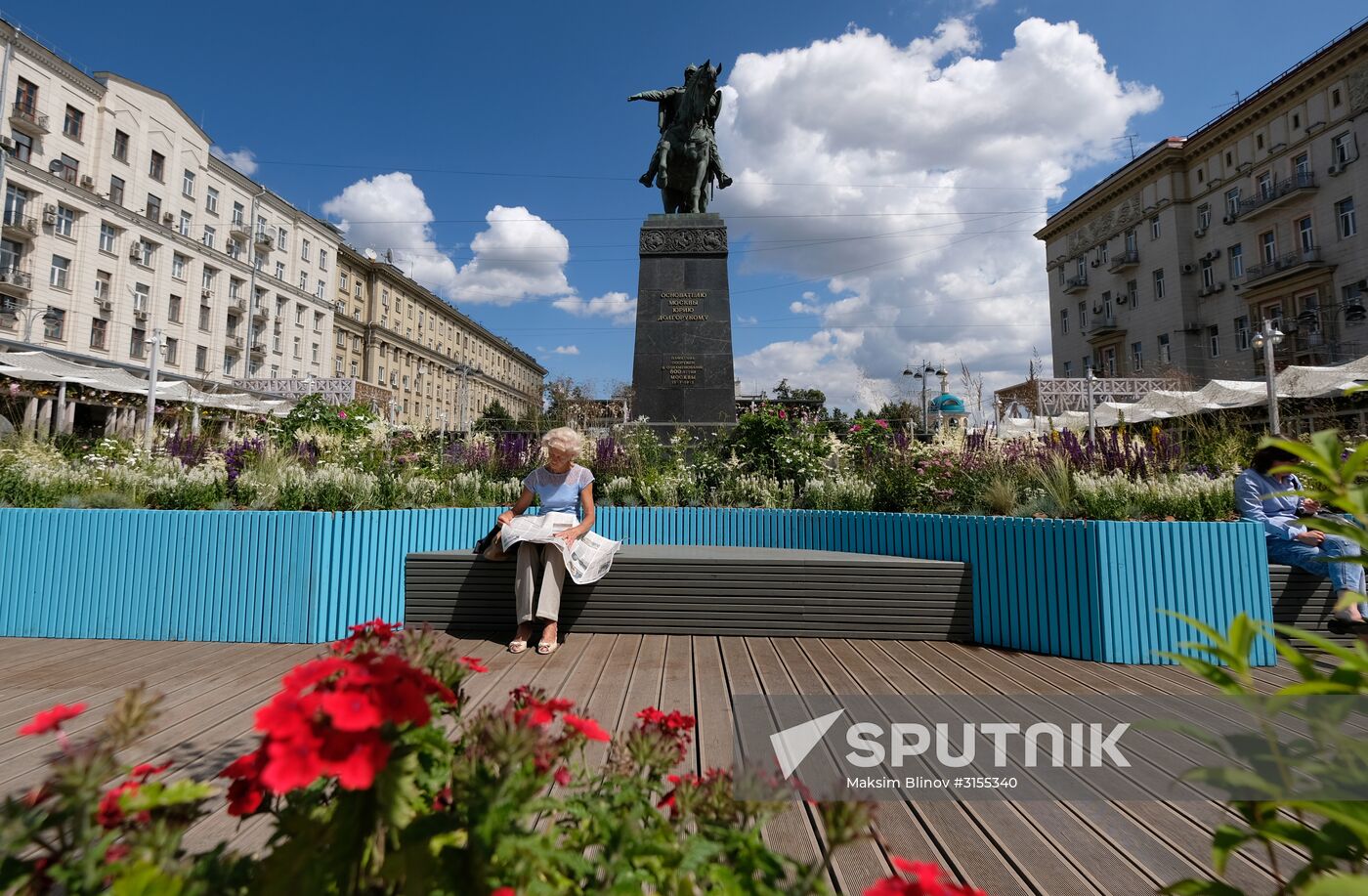 "Summer in Moscow. Flower jam" festival opens in Moscow.