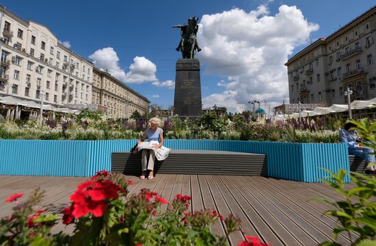 "Summer in Moscow. Flower jam" festival opens in Moscow.
