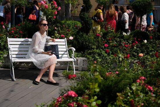 "Summer in Moscow. Flower jam" festival opens in Moscow.