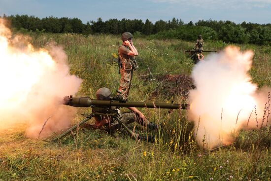 Border troops' exercise in Lviv Region