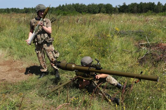 Border troops' exercise in Lviv Region