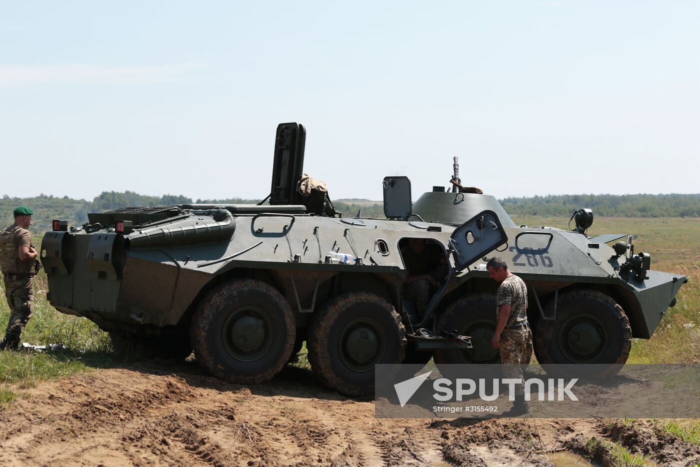 Border troops' exercise in Lviv Region