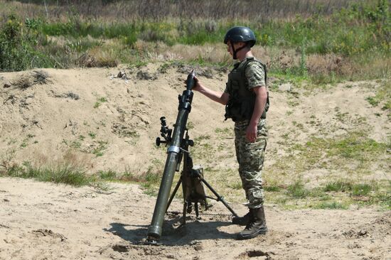Border troops' exercise in Lviv Region