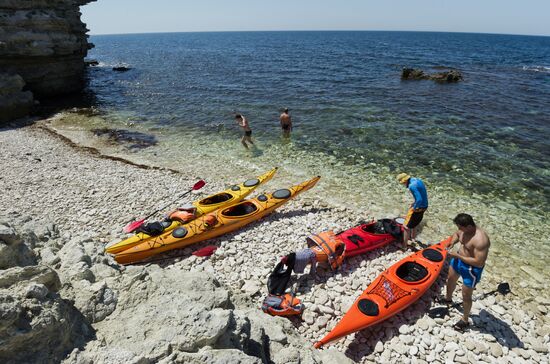 Tarkhankut Nature Park in Crimea