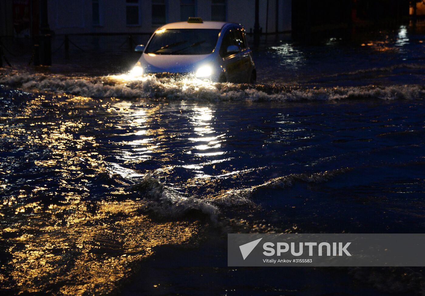 Aftermath of heavy rain in Vladivostok