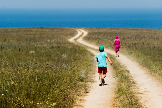 Tarkhankut Nature Park in Crimea