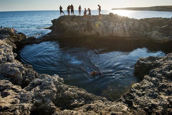 Tarkhankut Nature Park in Crimea