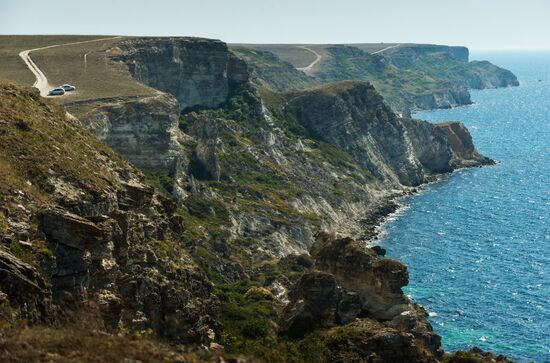 Tarkhankut Nature Park in Crimea