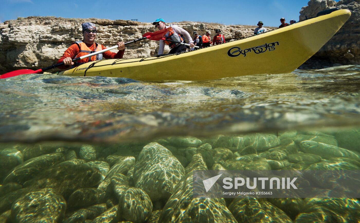 Tarkhankut Nature Park in Crimea