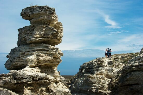 Tarkhankut Nature Park in Crimea