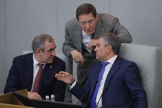 Final plenary meeting of the Russian State Duma's spring session