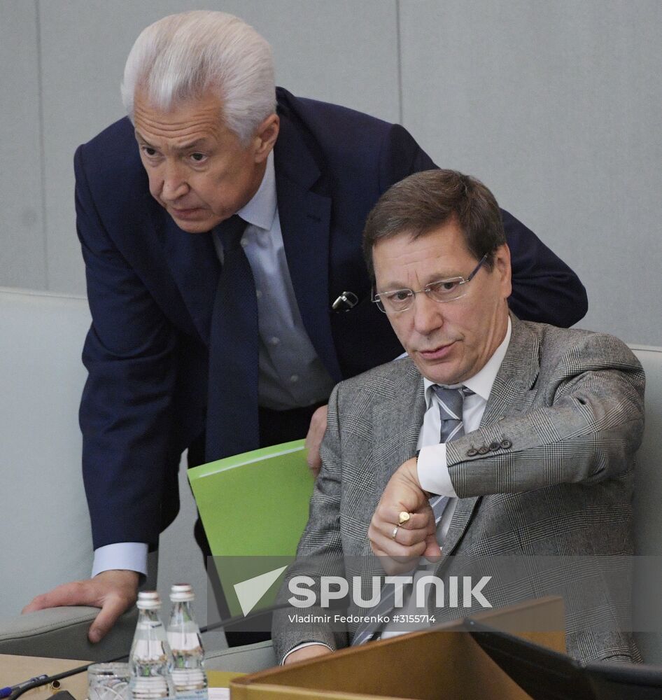 Final plenary meeting of the Russian State Duma's spring session