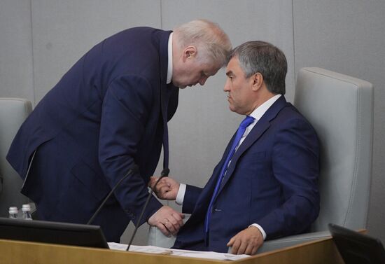 Final plenary meeting of the Russian State Duma's spring session